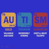 Autism Awareness Elets Periodic Table Asd Chemistry Gift Toddler Hoodie thumb 2