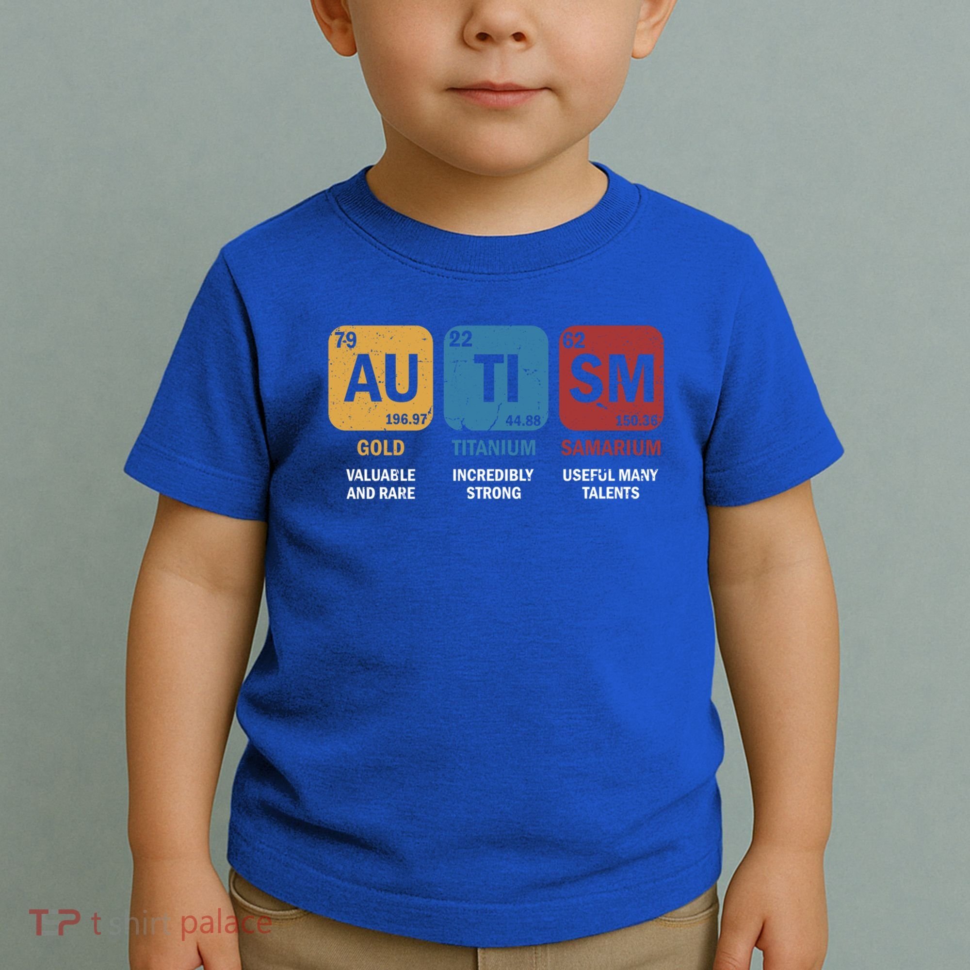 Autism Awareness Elets Periodic Table Asd Chemistry Gift Toddler T-Shirt