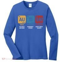 Autism Awareness Elets Periodic Table Asd Chemistry Gift Women's Long Sleeve Shirt thumb 0