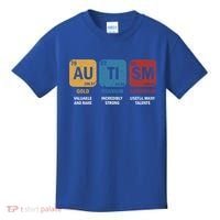 Autism Awareness Elets Periodic Table Asd Chemistry Gift Kids T-Shirt thumb 0