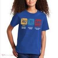 Autism Awareness Elets Periodic Table Asd Chemistry Gift Kids T-Shirt thumb 2