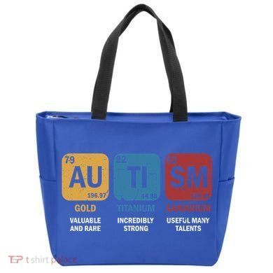 Autism Awareness Elets Periodic Table Asd Chemistry Gift Tote Bag