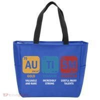 Autism Awareness Elets Periodic Table Asd Chemistry Gift Tote Bag thumb 0