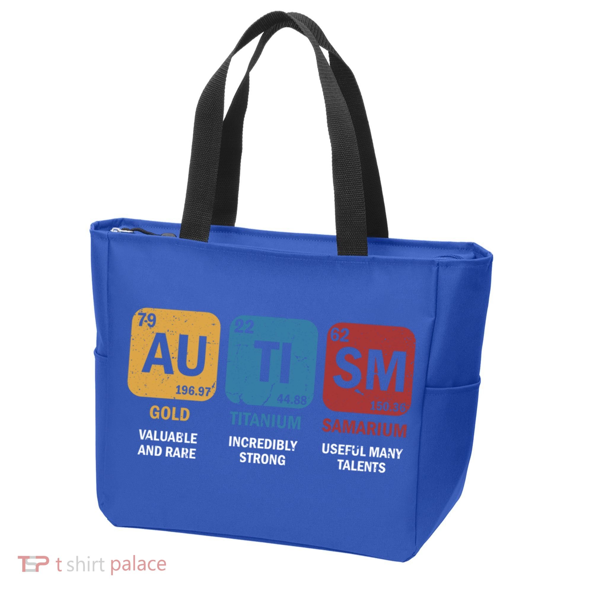 Autism Awareness Elets Periodic Table Asd Chemistry Gift Tote Bag