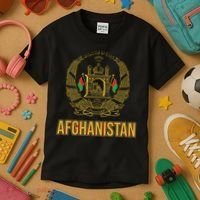 AFG Afghanistan Emblem Kids T-Shirt thumb 3