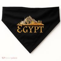 Africa Ancient Egyptian Pyramids Egypt USA-Made Doggie Bandana thumb 0