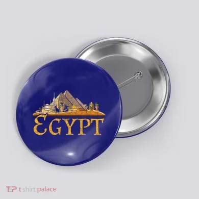 Africa Ancient Egyptian Pyramids Egypt Button