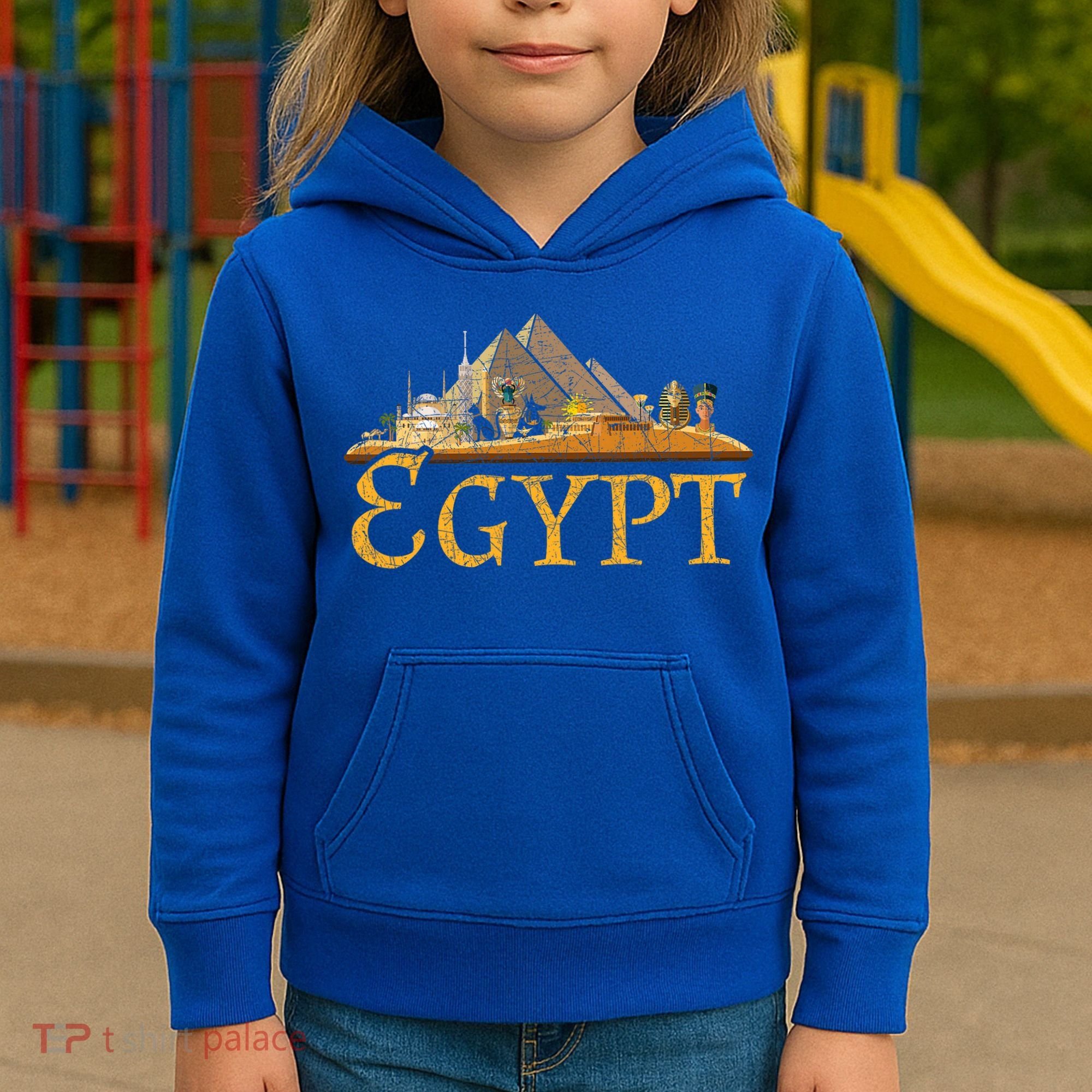 Africa Ancient Egyptian Pyramids Egypt Kids Hoodie
