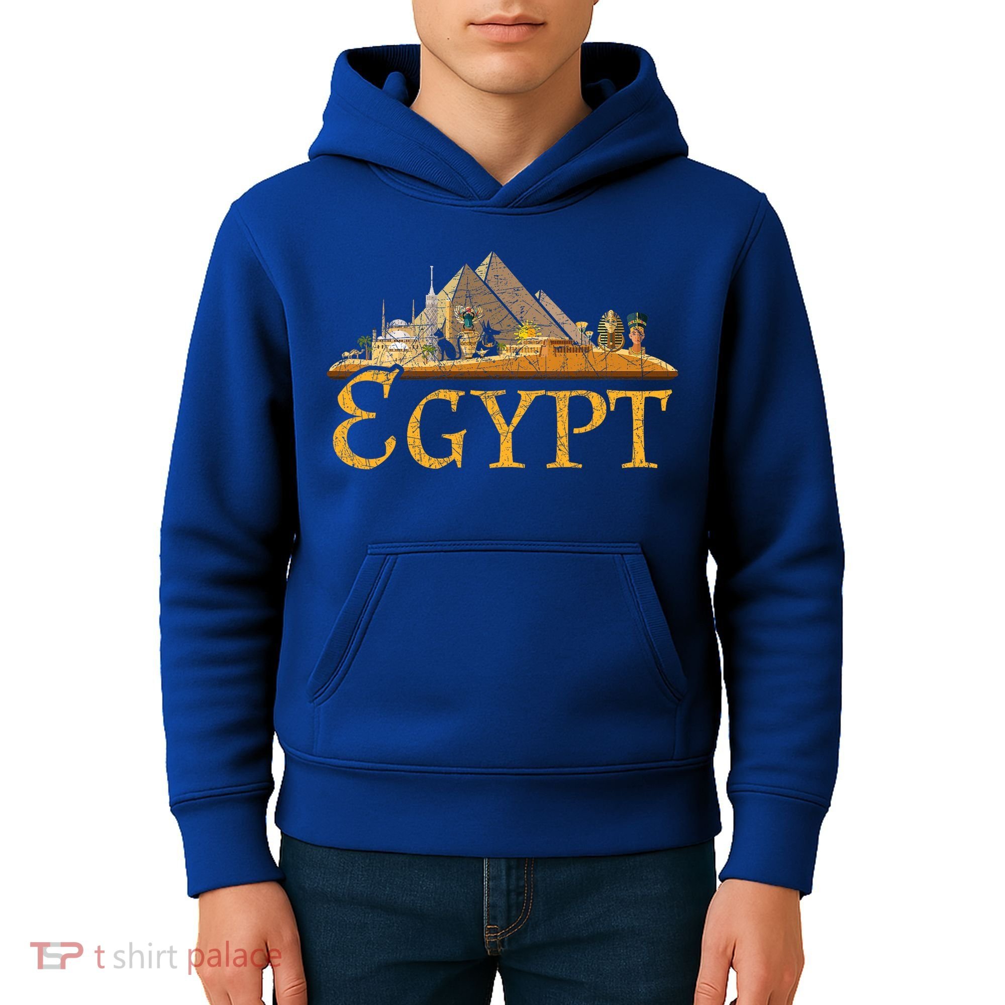 Africa Ancient Egyptian Pyramids Egypt Kids Hoodie