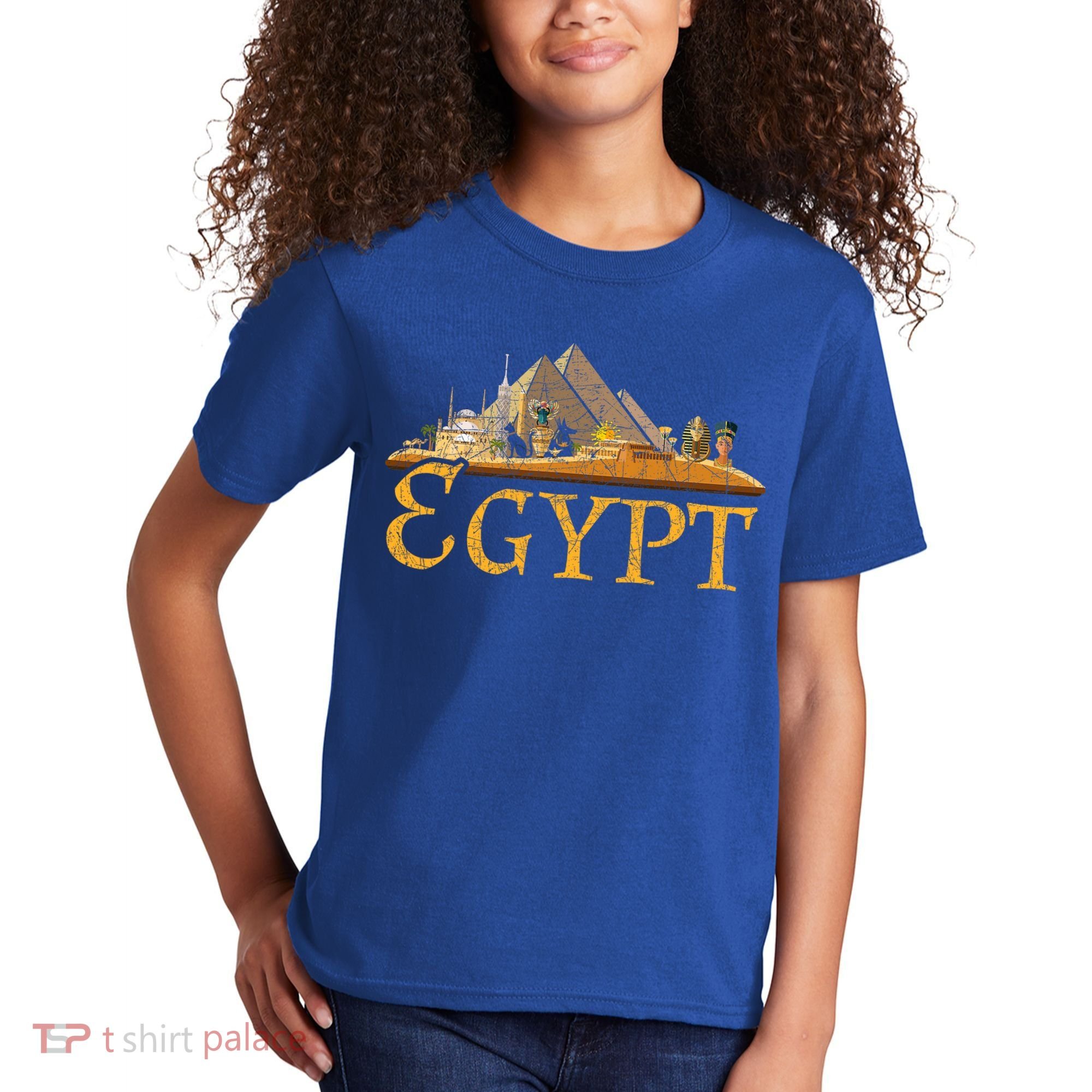 Africa Ancient Egyptian Pyramids Egypt Kids T-Shirt