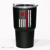 Aemt Advanced Emergency Medical Technician Usa Flag Tumbler thumb 0