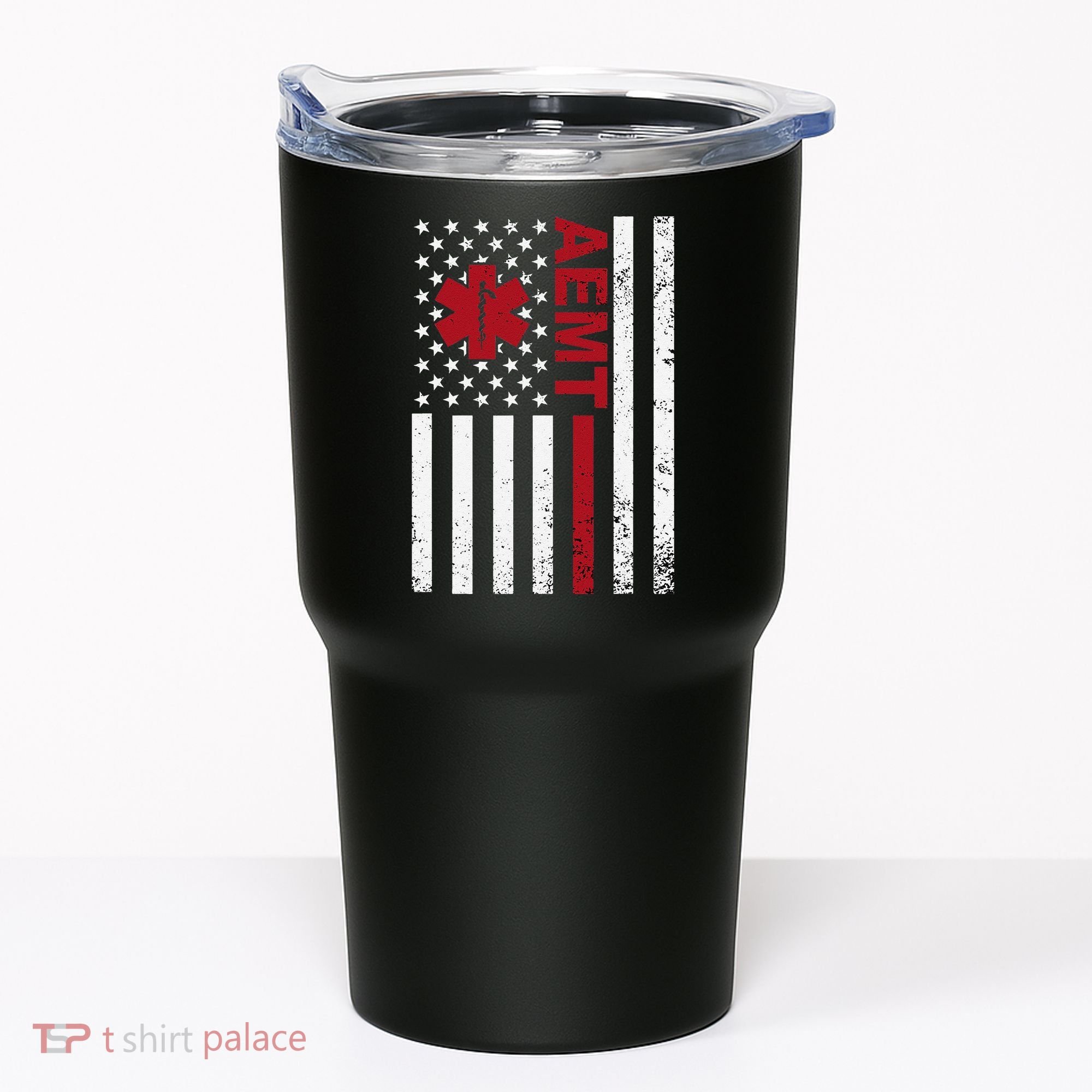 Aemt Advanced Emergency Medical Technician Usa Flag Tumbler
