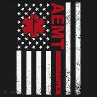 Aemt Advanced Emergency Medical Technician Usa Flag Baby Bodysuit thumb 2