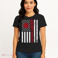 Aemt Advanced Emergency Medical Technician Usa Flag Women's T-Shirt thumb 4