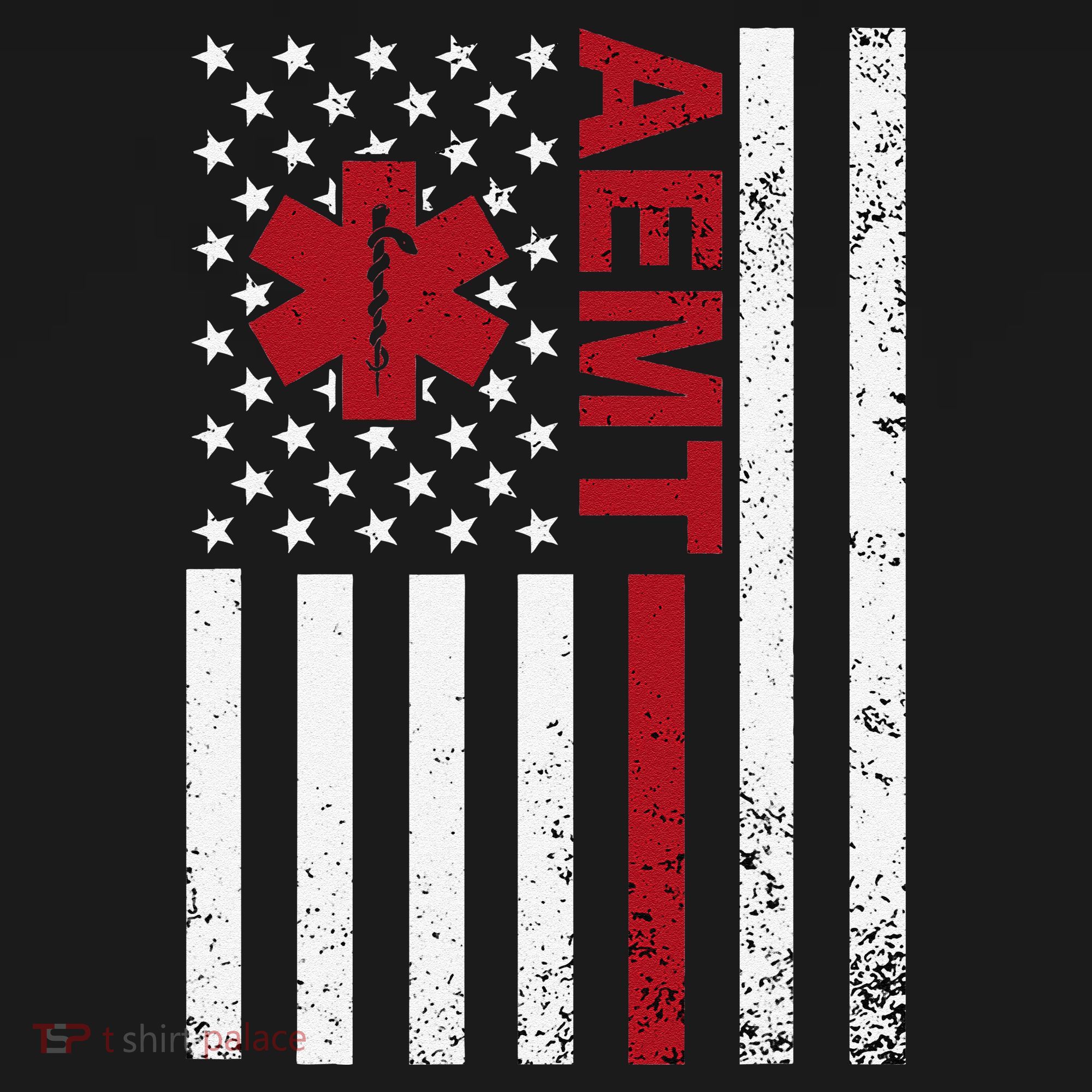 Aemt Advanced Emergency Medical Technician Usa Flag Kids Sweatshirt