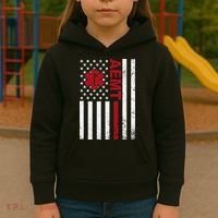 Aemt Advanced Emergency Medical Technician Usa Flag Kids Hoodie thumb 3