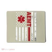 Aemt Advanced Emergency Medical Technician Usa Flag Mousepad thumb 0
