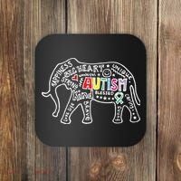 Autism Awareness Elephant Pride Coaster thumb 0