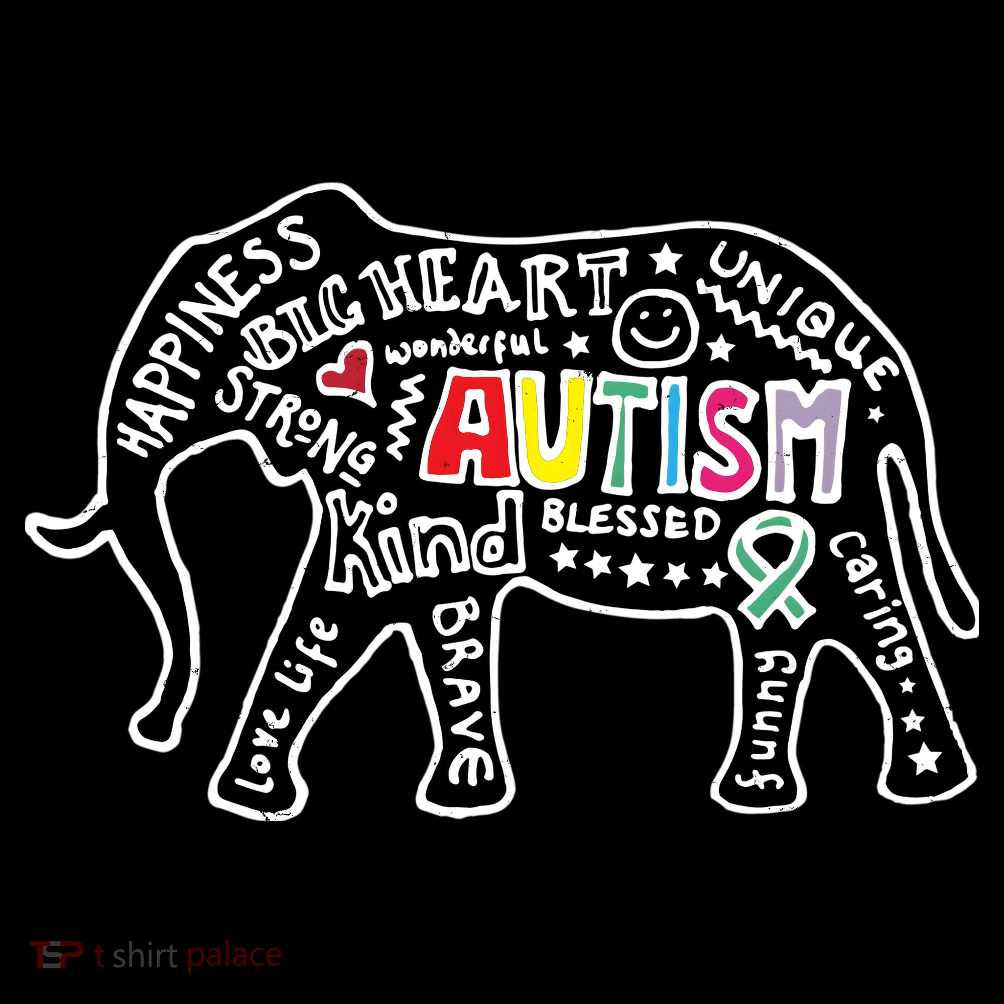 Autism Awareness Elephant Pride Toddler Hoodie
