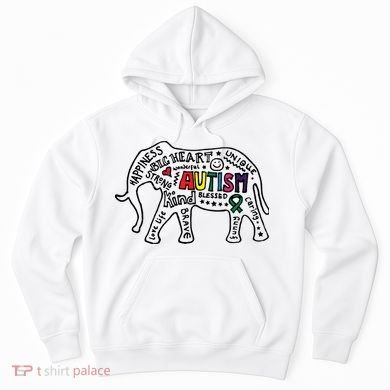 Autism Awareness Elephant Pride Hoodie