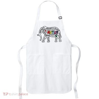 Autism Awareness Elephant Pride Apron