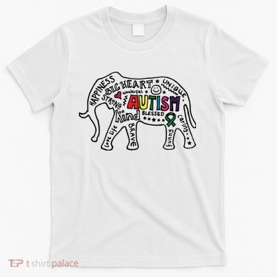 Autism Awareness Elephant Pride T-Shirt