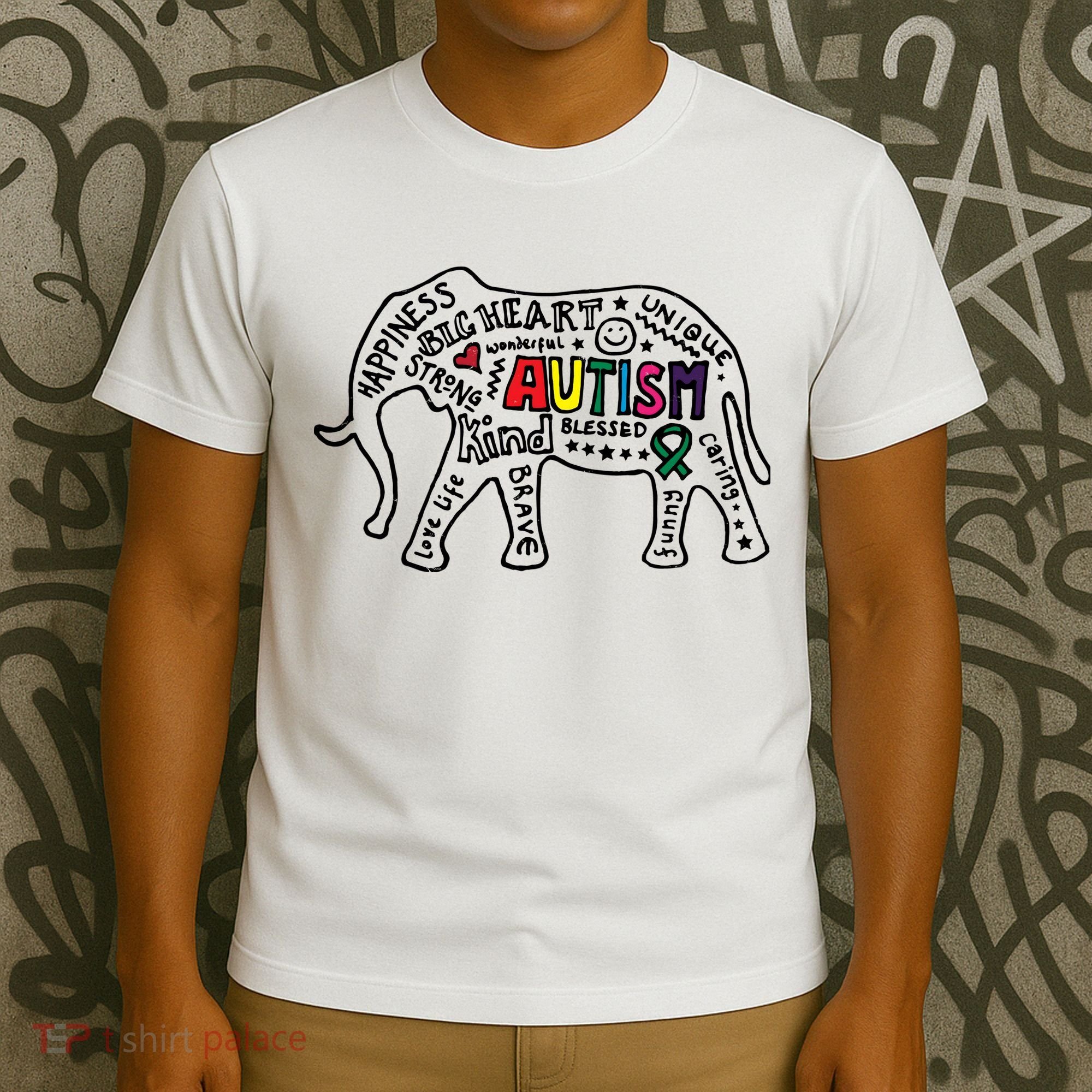 Autism Awareness Elephant Pride T-Shirt
