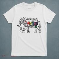 Autism Awareness Elephant Pride T-Shirt thumb 5