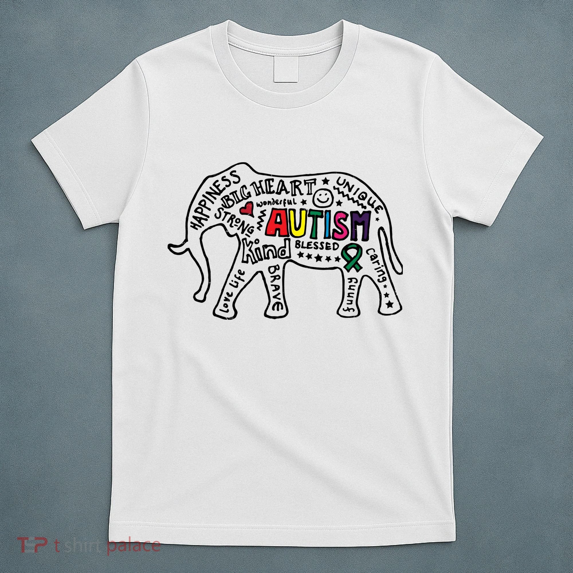 Autism Awareness Elephant Pride T-Shirt