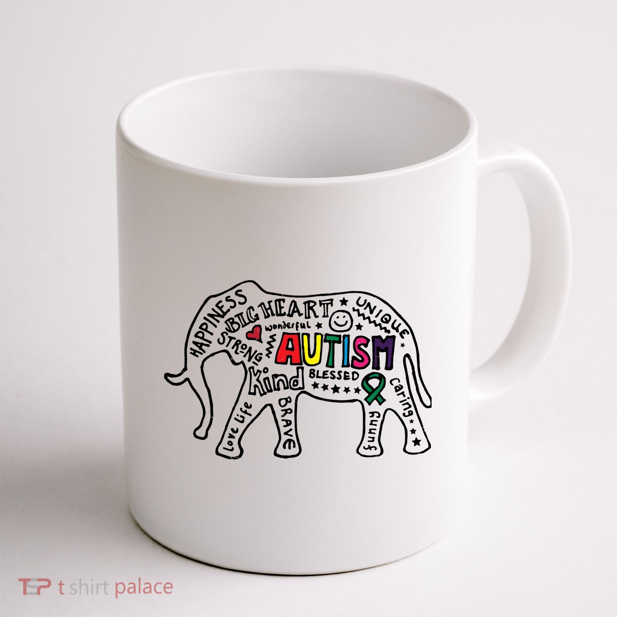 Autism Awareness Elephant Pride Coffee Mug
