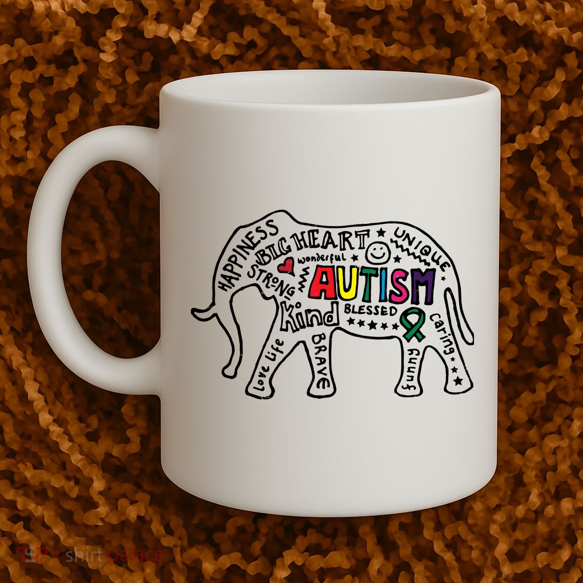 Autism Awareness Elephant Pride Coffee Mug