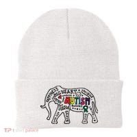 Autism Awareness Elephant Pride Beanie thumb 0