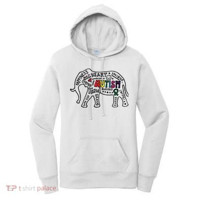 Autism Awareness Elephant Pride Women's Hoodie