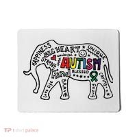 Autism Awareness Elephant Pride Mousepad thumb 0