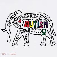Autism Awareness Elephant Pride Mousepad thumb 1