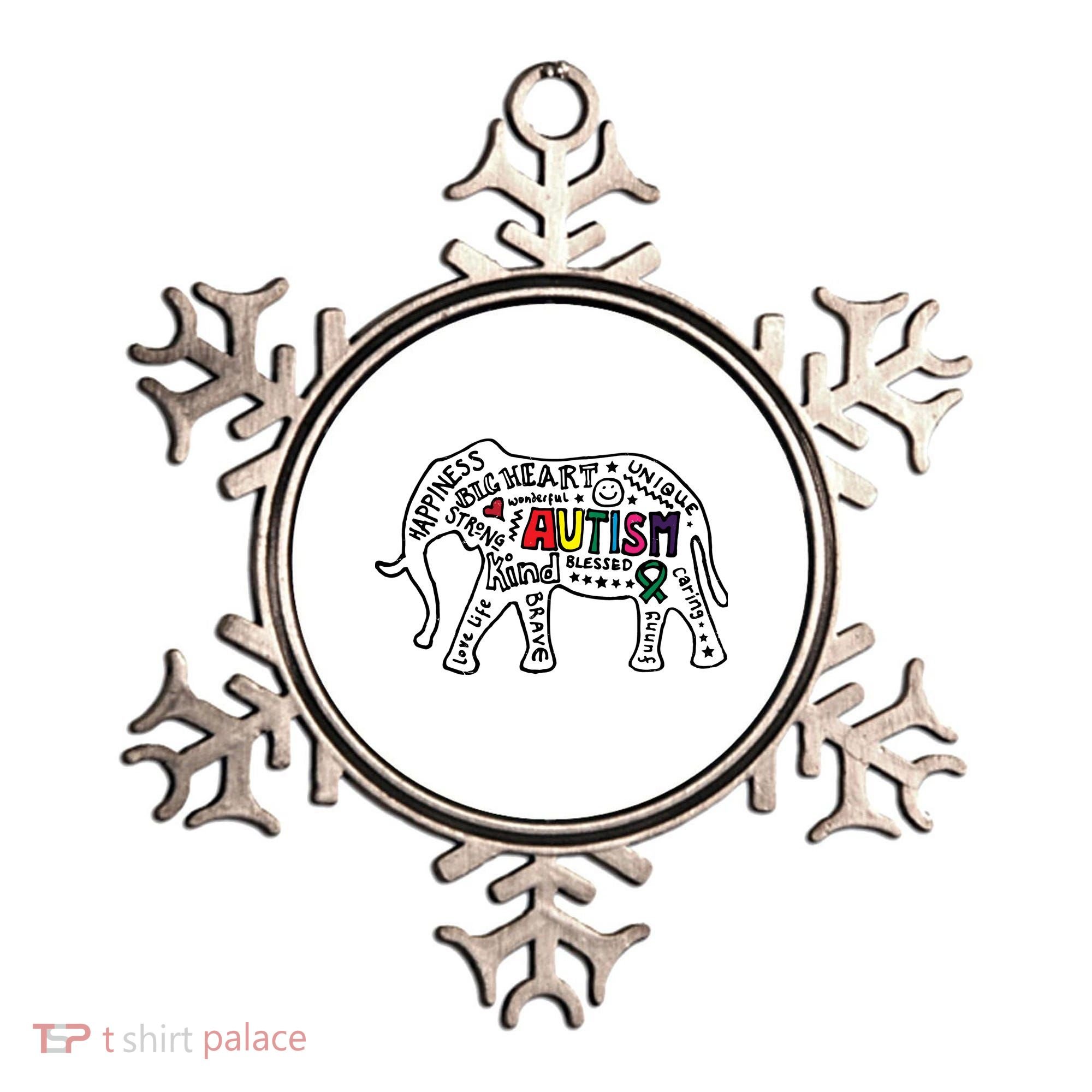 Autism Awareness Elephant Pride Ornament