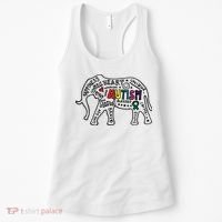 Autism Awareness Elephant Pride Women's Tank Top thumb 0