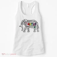 Autism Awareness Elephant Pride Women's Tank Top thumb 0