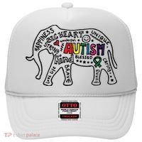 Autism Awareness Elephant Pride Hat thumb 0