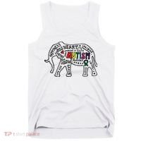 Autism Awareness Elephant Pride Tank Top thumb 0