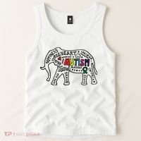 Autism Awareness Elephant Pride Tank Top thumb 2