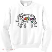 Autism Awareness Elephant Pride Kids Sweatshirt thumb 0