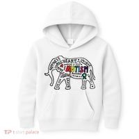 Autism Awareness Elephant Pride Kids Hoodie thumb 0