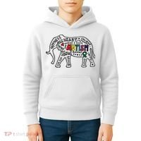 Autism Awareness Elephant Pride Kids Hoodie thumb 4