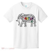 Autism Awareness Elephant Pride Kids T-Shirt thumb 0