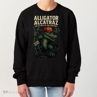 Alligator Alcatraz Escape Warning MAGA Women's Sweatshirt thumb 0