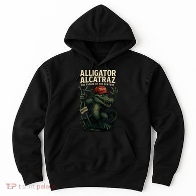 Alligator Alcatraz Escape Warning MAGA Hoodie