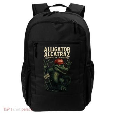 Alligator Alcatraz Escape Warning MAGA Backpack
