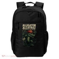 Alligator Alcatraz Escape Warning MAGA Backpack thumb 0