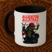 Alligator Alcatraz Escape Warning MAGA Coffee Mug thumb 2